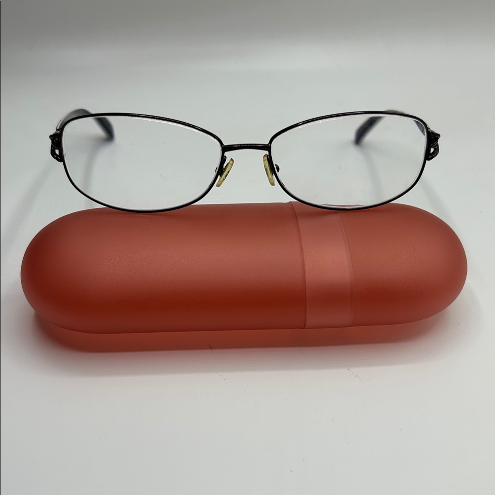 Vera Bradley Black Glasses with Red Case